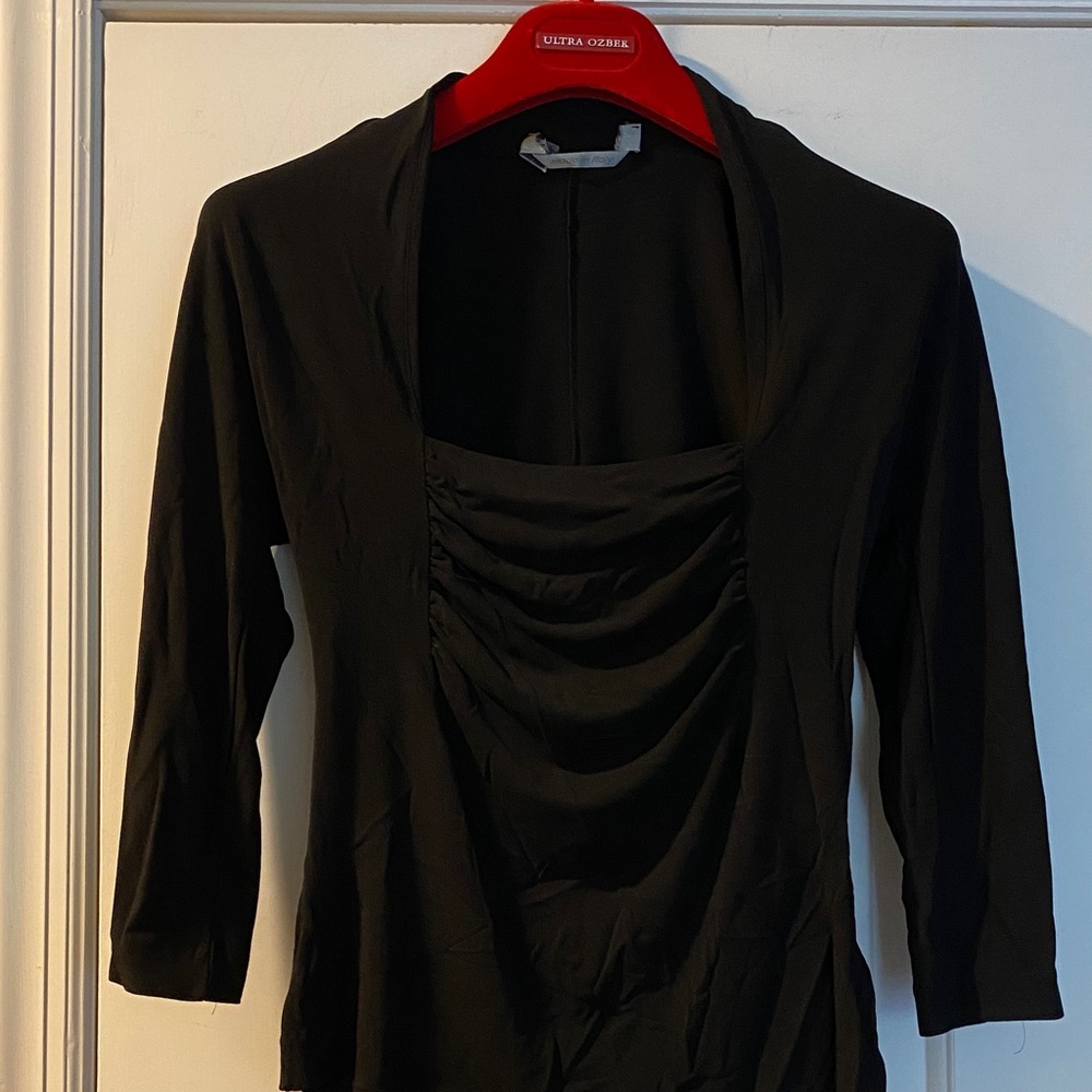 Made in Italy 🇮🇹 Stretch Black Sexy Top NeverUsed